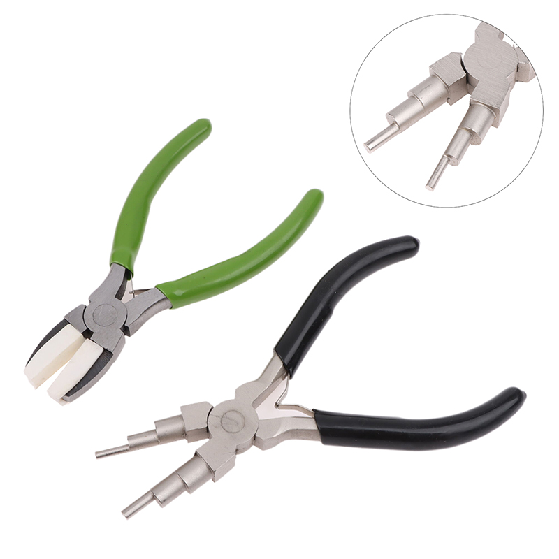 Jewelry Making Loop Pliers - Зеленые плоскогубцы с плоскими губками, черные,