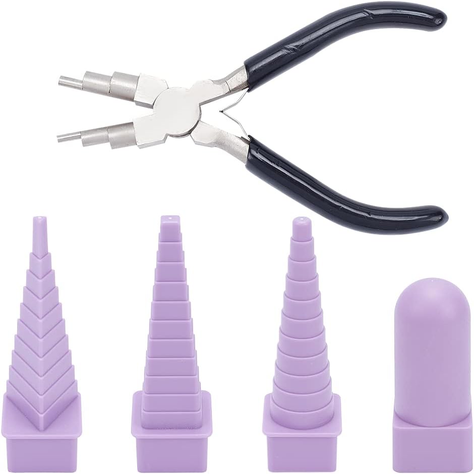 Jewelry Making Loop Pliers - Набор ювелирных плоскогубцев 5-в-1 с мандрелями,