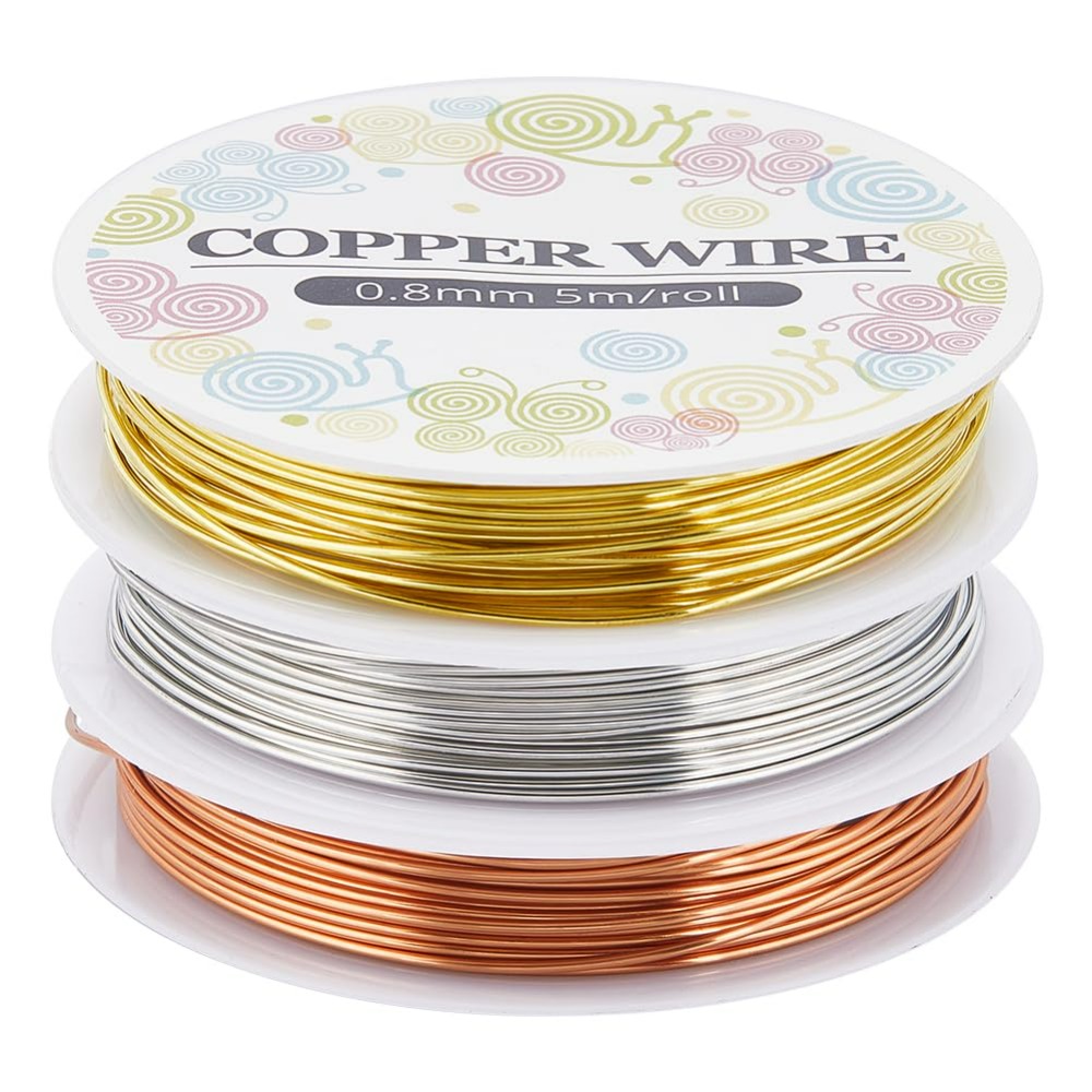 Jewelry Making With Copper Wire - 12,8 м медная ювелирная проволока 0,8