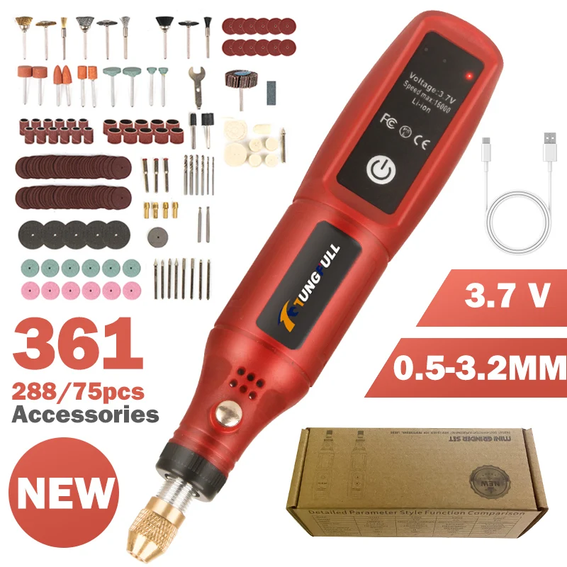 Jewelry Making Drill - Беспроводная гравировальная ручка с USB-зарядкой, электрический