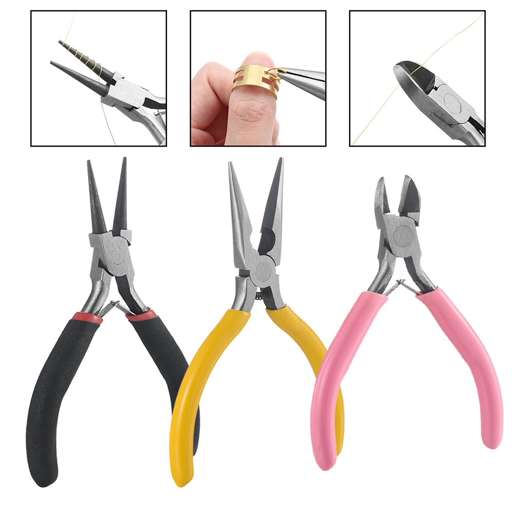 Jewelry Making Loop Pliers - 3 шт./компл., 3 стиля, плоскогубцы для