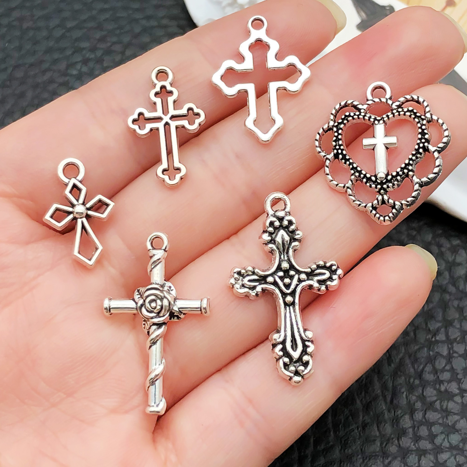 52 шт. подвески-крестики в асс – обзор и цена Jewelry Making Tutorial