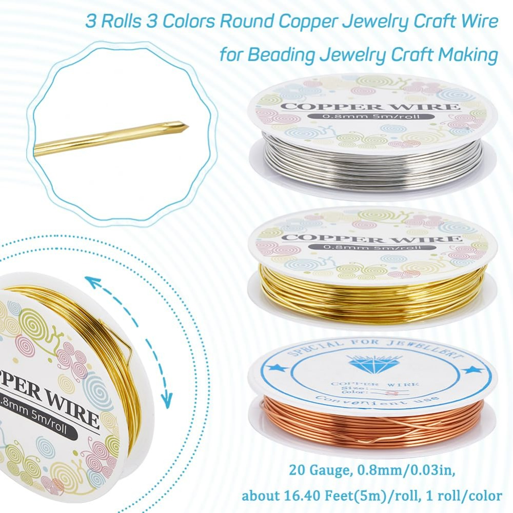 12,8 м медная ювелирная провол – обзор и цена Jewelry Making With Copper Wire