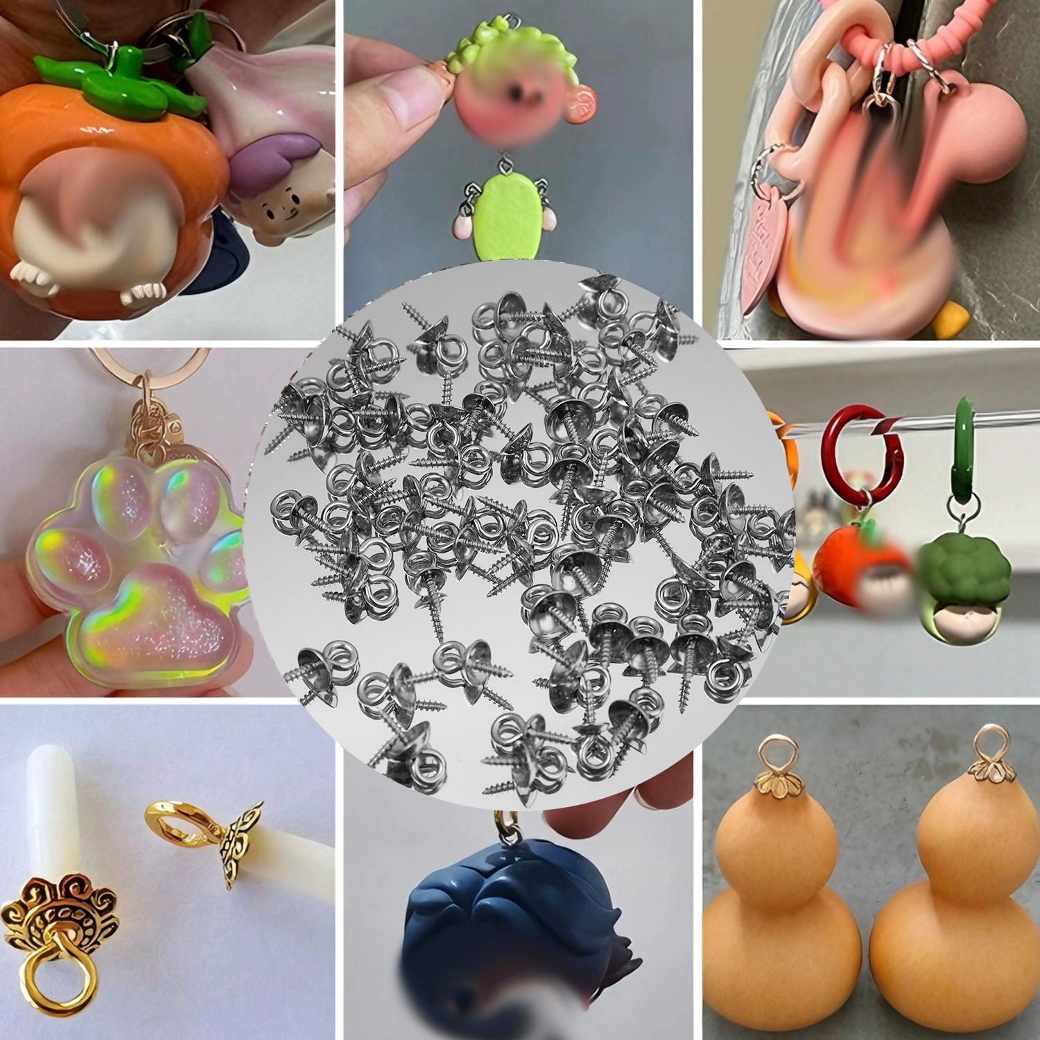 50 шт. 4/5/6 мм винтовые кольц – обзор и цена Jewelry Making Drill