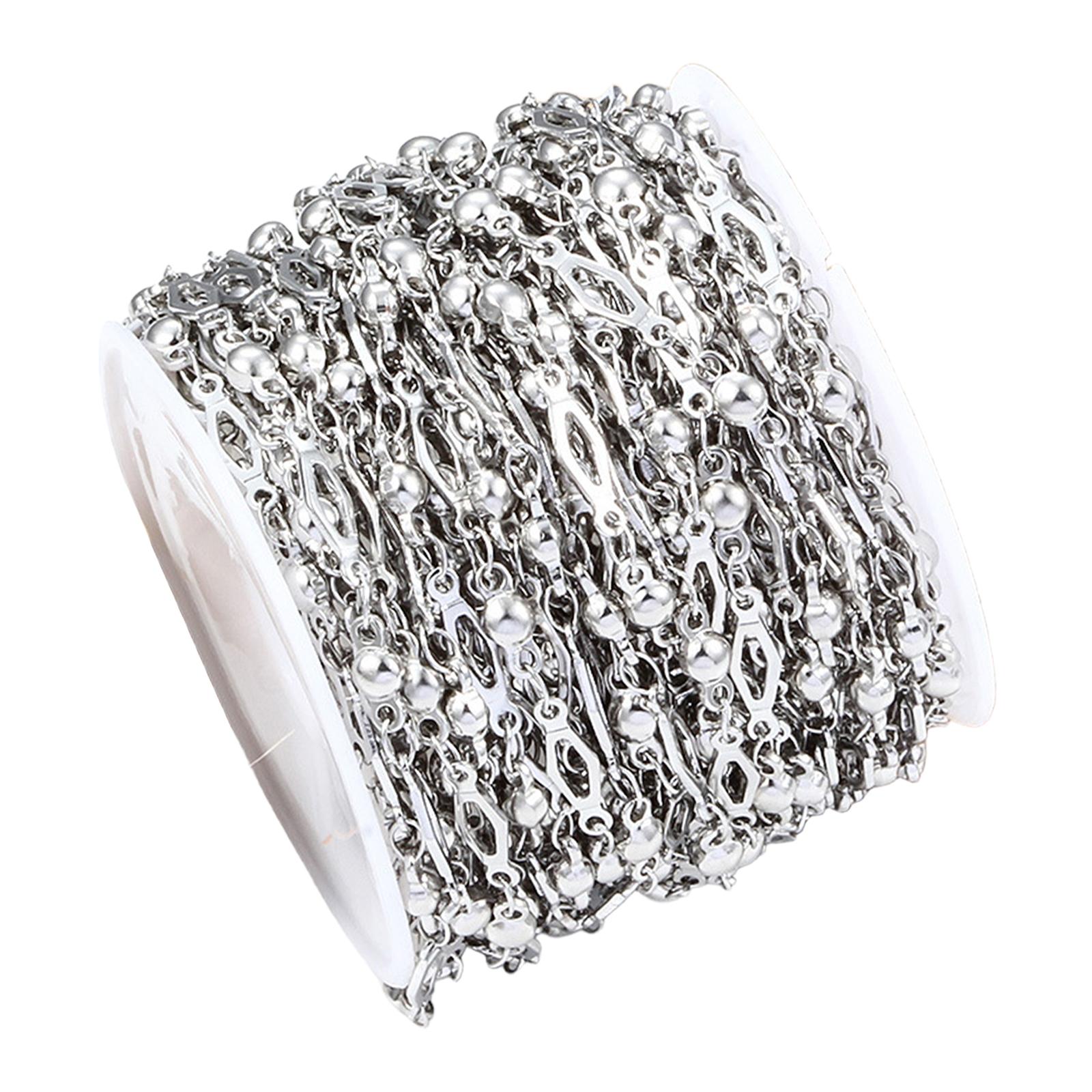 Серебряная цепочка из нержавею – обзор и цена Chain Roll Cable